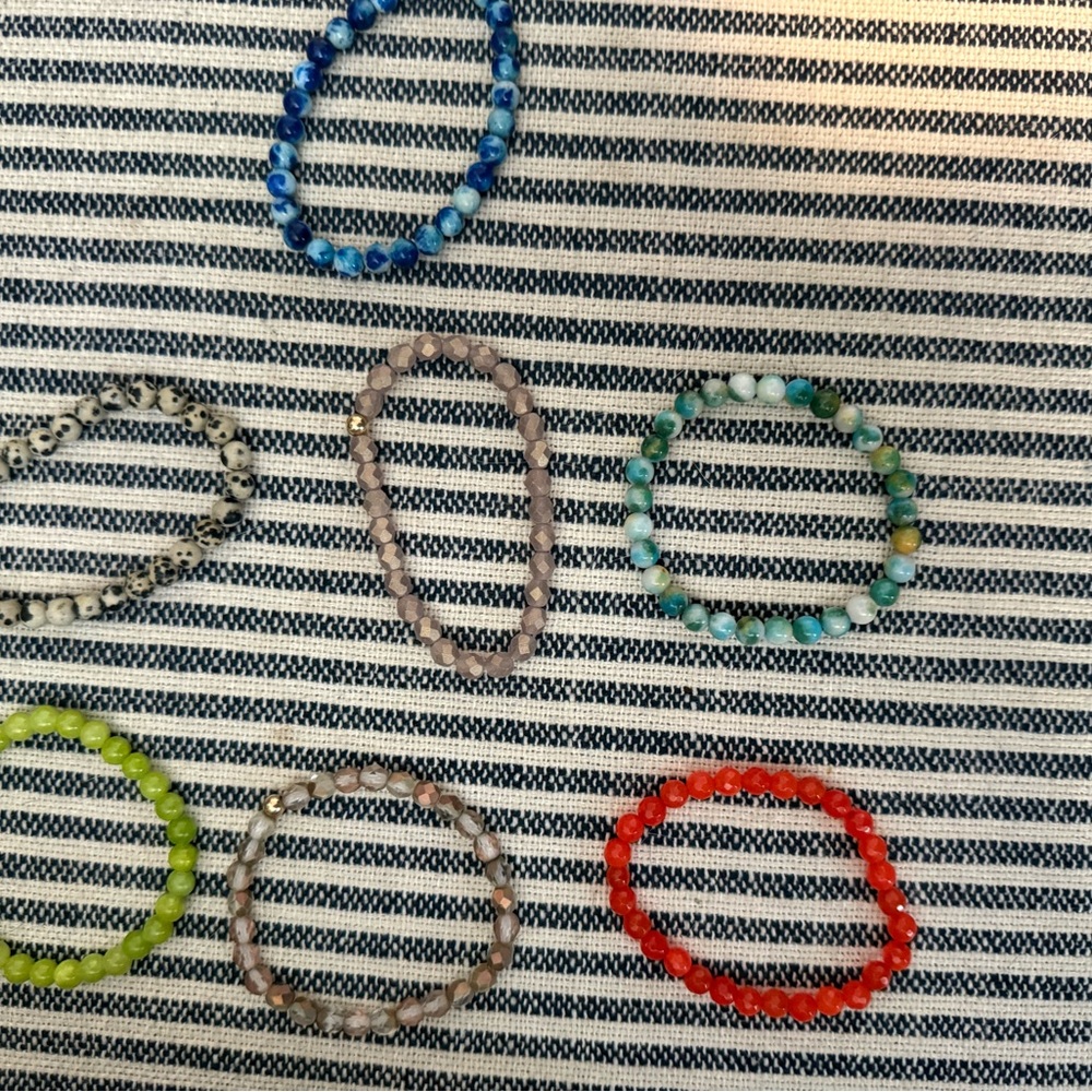 Sundrenched Colorful Beaded Bracelets Set - Picture 2 of 10